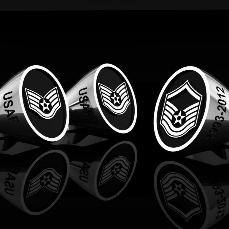 USAF Rank E5-E7 Ring