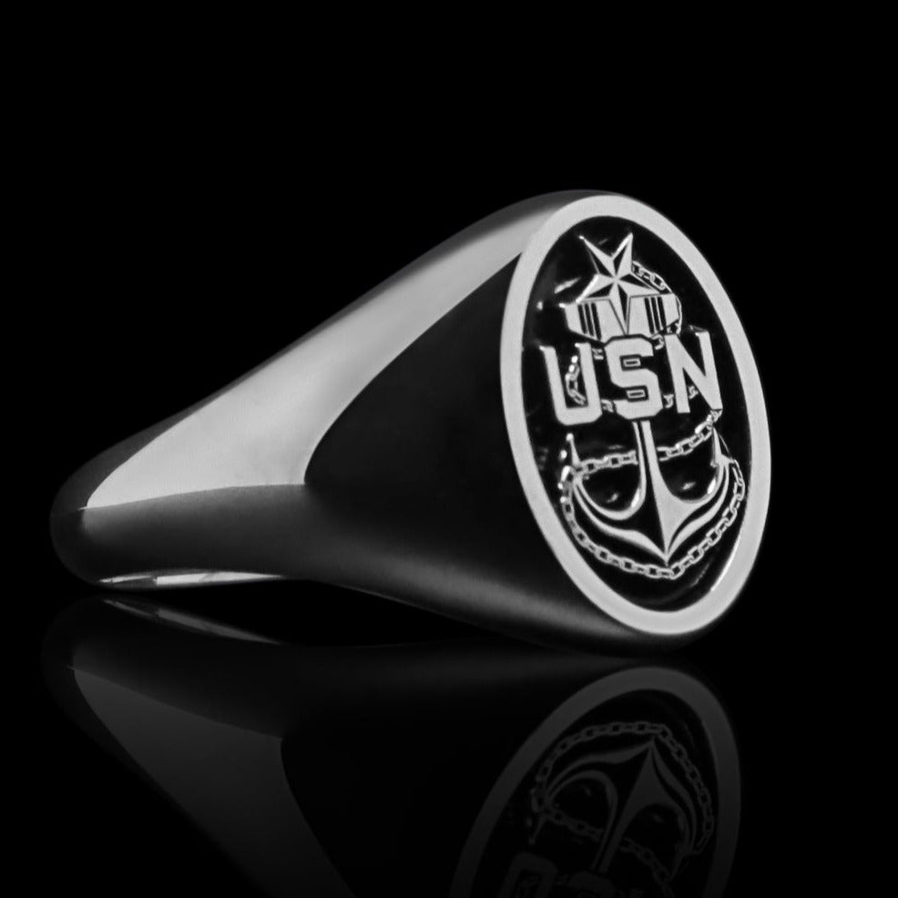 Navy Senior Chief Signet Ring