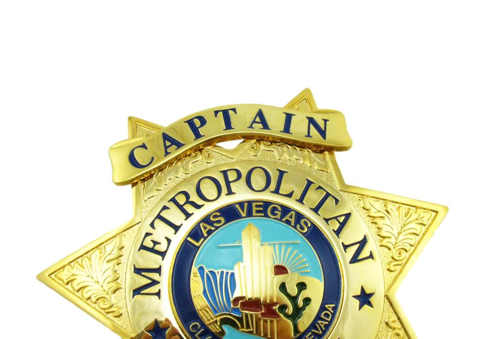 Las Vegas Metropolitan Police BADGE Replica Movie Props