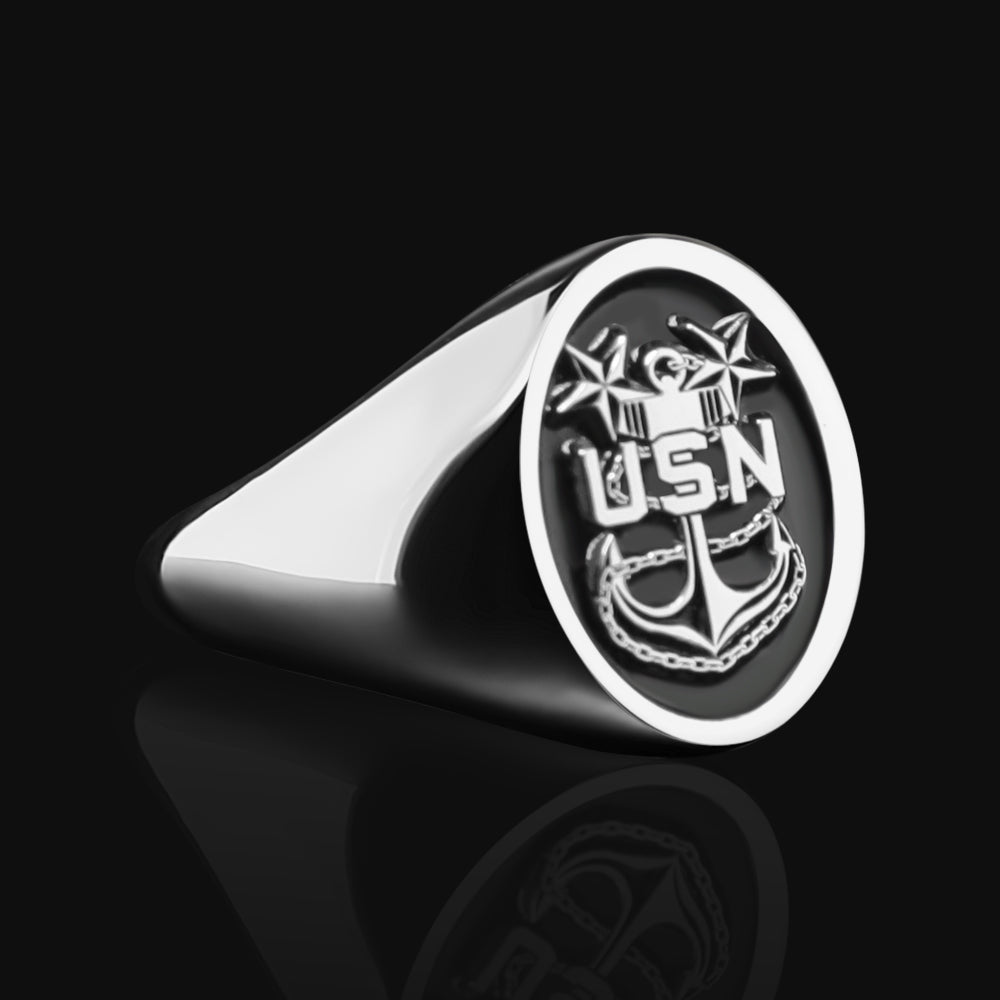 Navy Master Chief Signet Ring