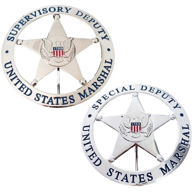 USMS Badge Set Replica Movie Props